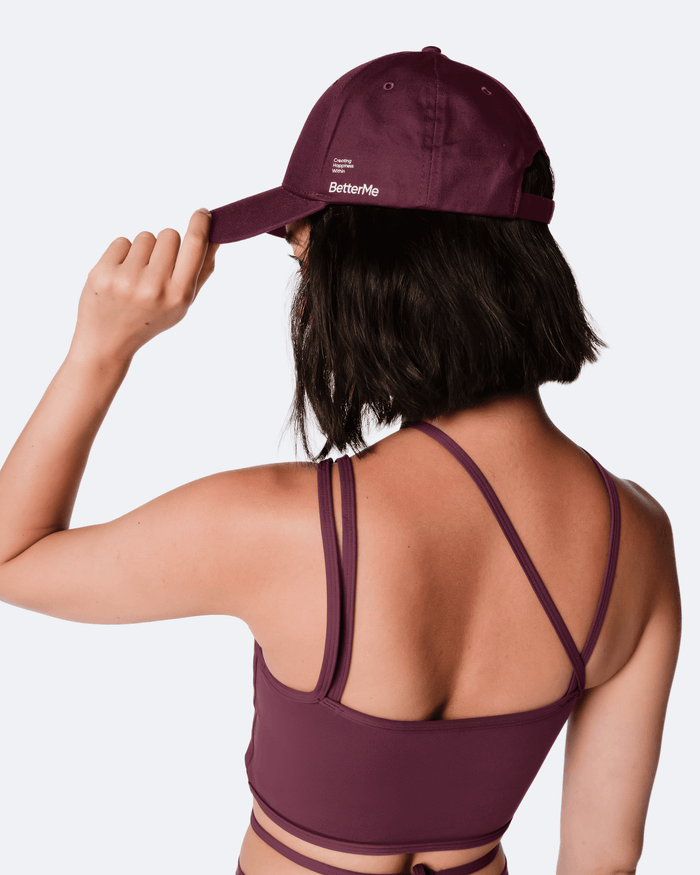 Ice Red Strapback Hat