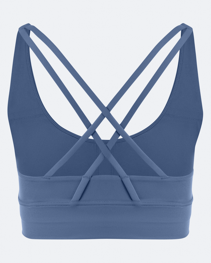 Iris Blue Strappy Back Top