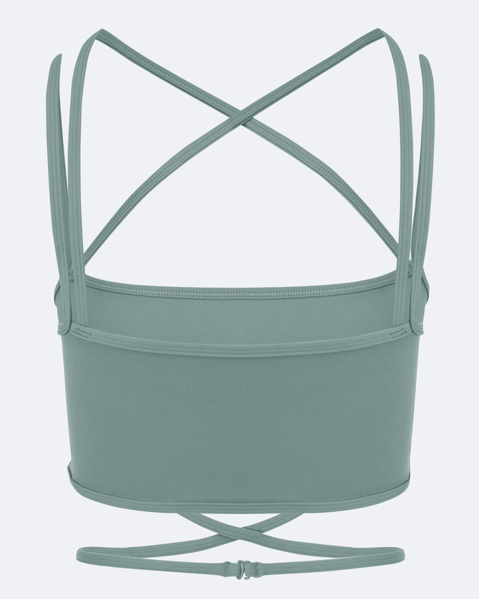 Fresh Green Strappy Front Top