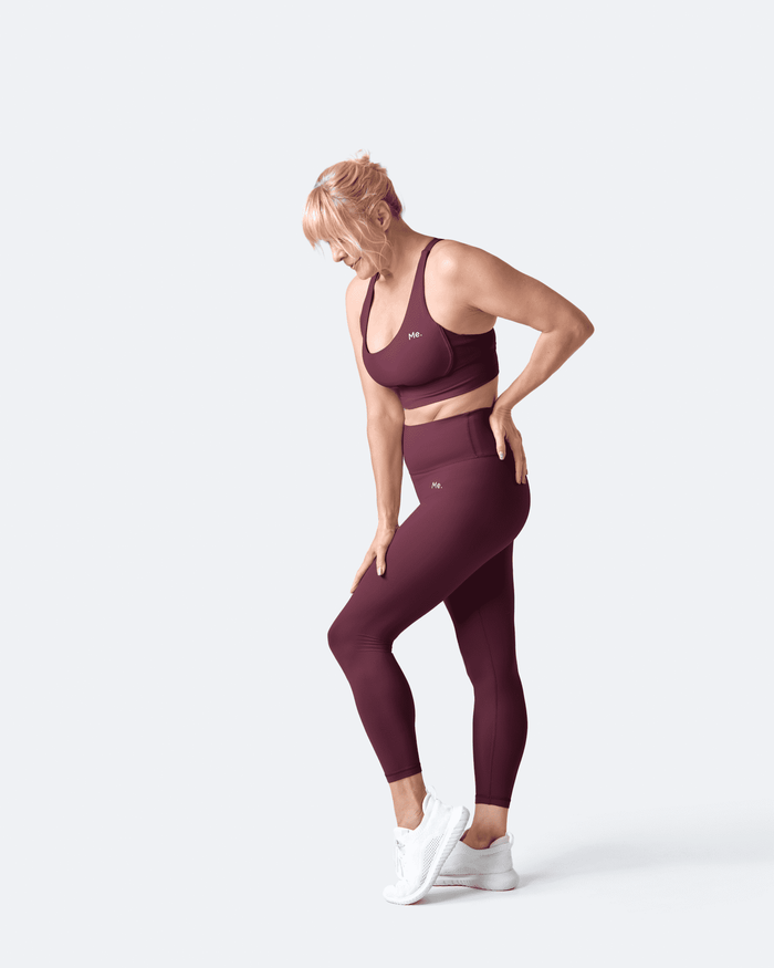 Ice Red ⅞ Leggings