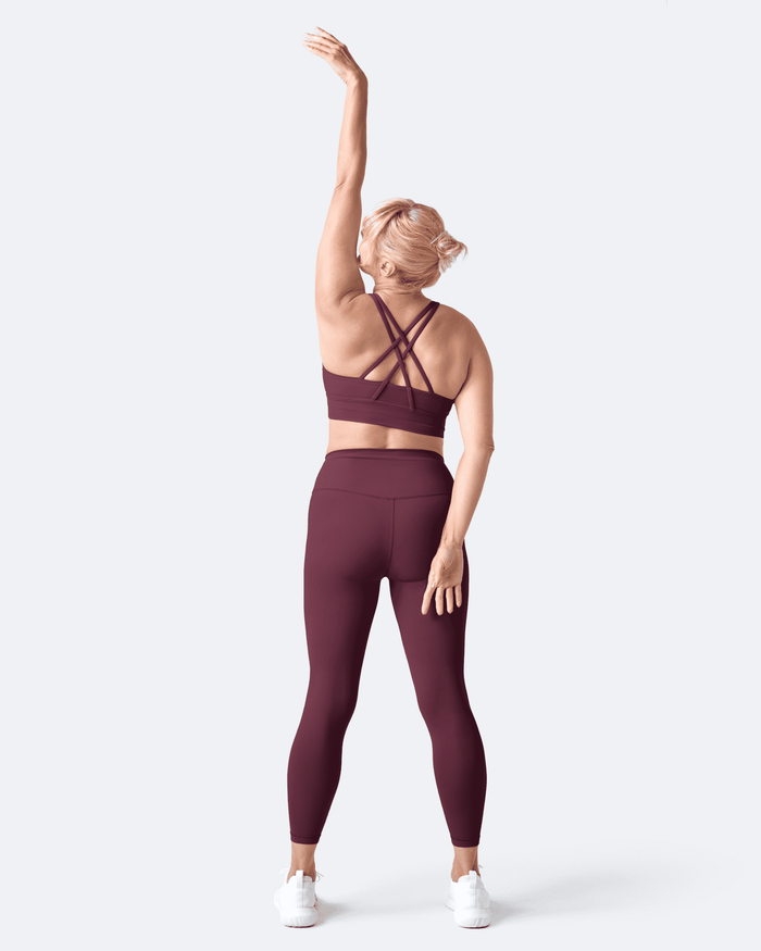 Ice Red ⅞ Leggings