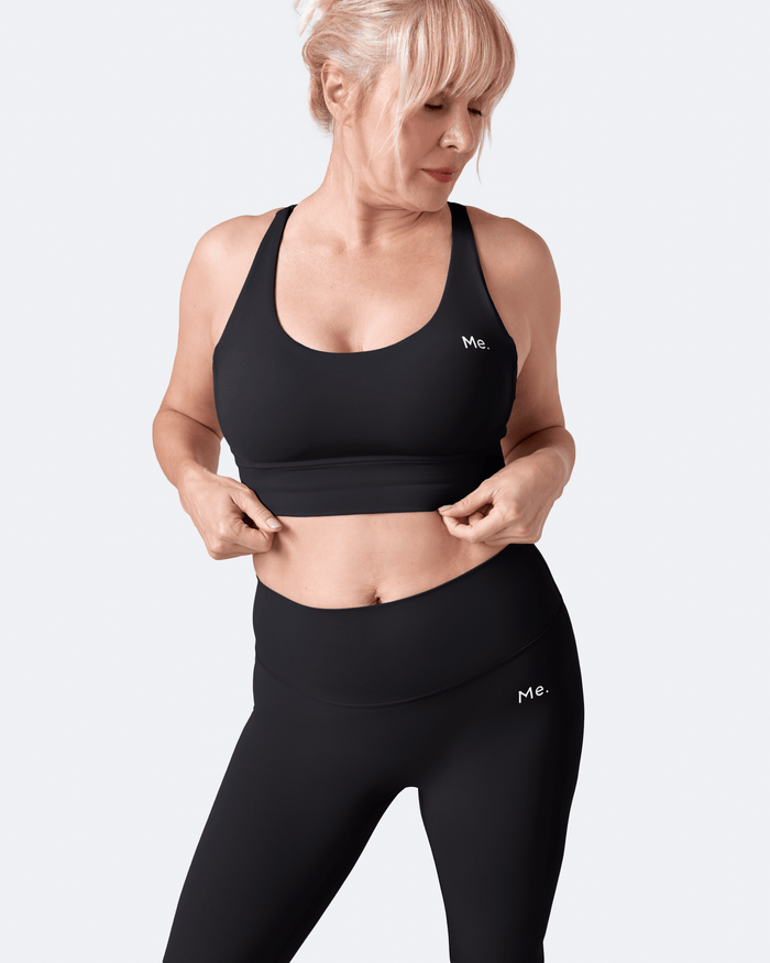 Jet Black Strappy Back Top