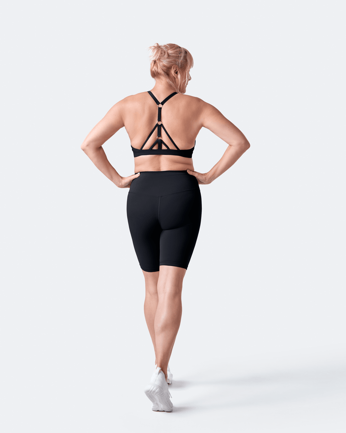Jet Black Bike Shorts