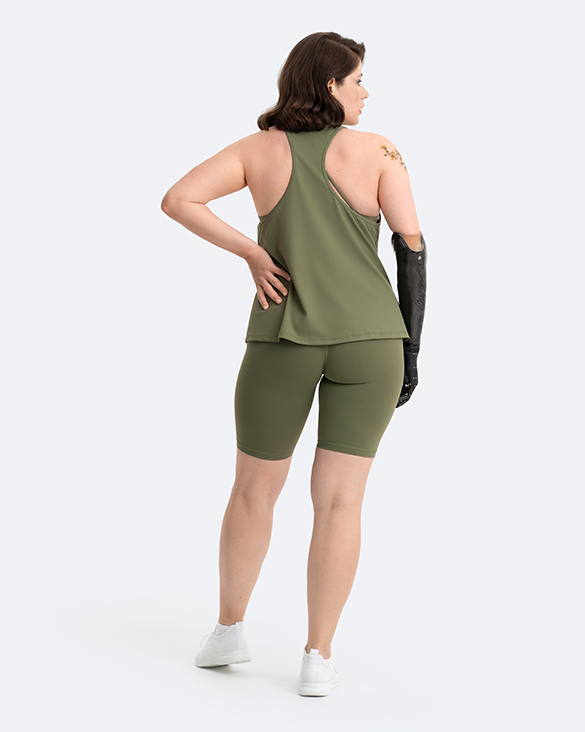Tank Top & Bike Shorts Set | Creating Power Within