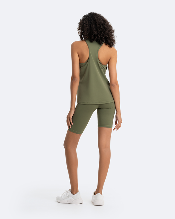 Tank Top & Bike Shorts Set | Creating Power Within
