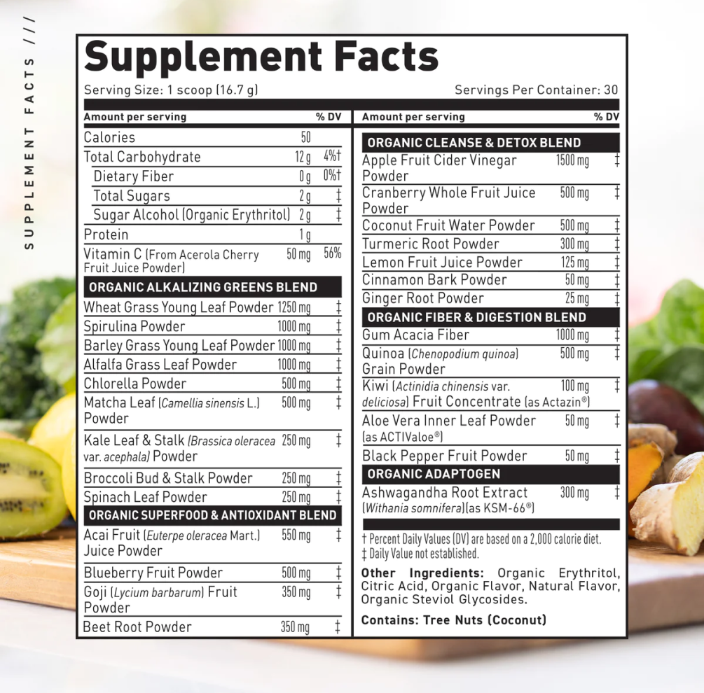 Outlive 100™: Organic Superfood Greens