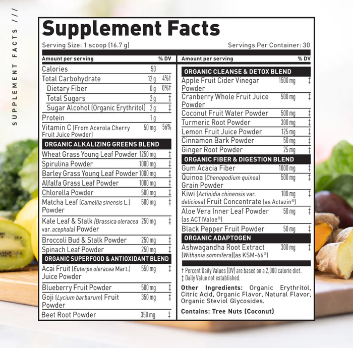Outlive 100™: Organic Superfood Greens